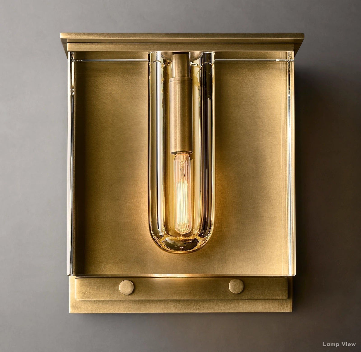 Savile Recessed Crystal Cube Wall Sconce