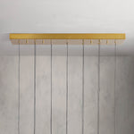 Soltaire Cascading Crystal Linear Chandelier
