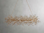 Fiore Garden Petal Twig Oval Chandelier