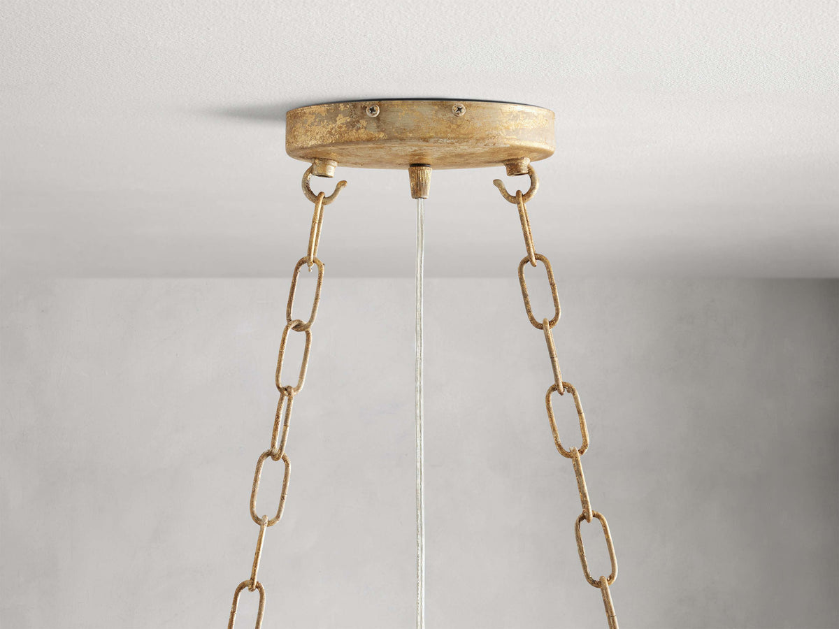 Fiore Garden Petal Twig Oval Chandelier