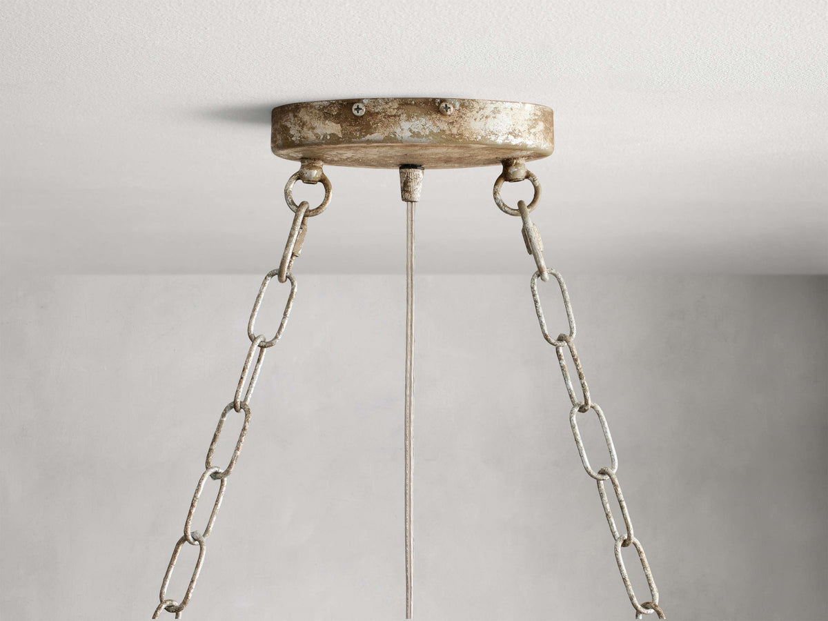 Fiore Garden Petal Twig Oval Chandelier