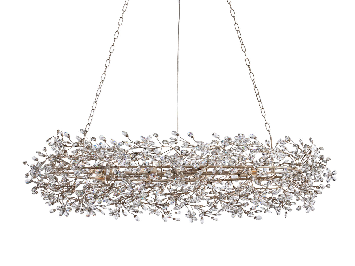 Fiore Garden Petal Twig Oval Chandelier