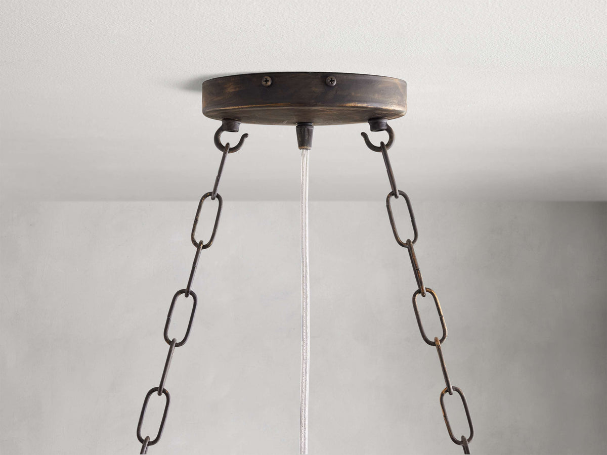 Fiore Garden Petal Twig Oval Chandelier