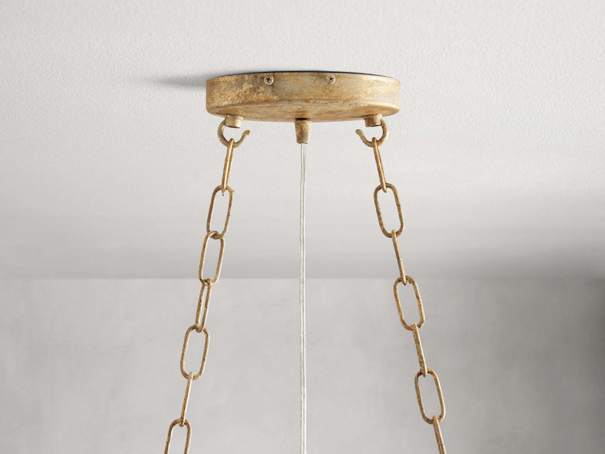 Fiore Garden Petal Twig Oval Chandelier