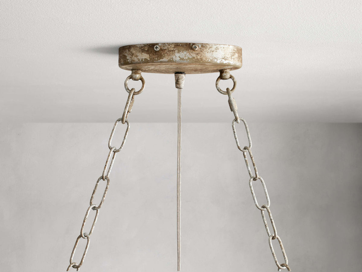 Fiore Garden Petal Twig Oval Chandelier