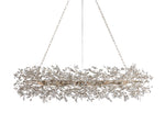 Fiore Garden Petal Twig Oval Chandelier