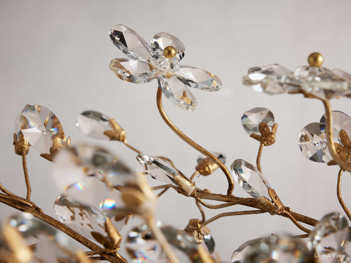 Fiore Garden Petal Twig Linear Chandelier