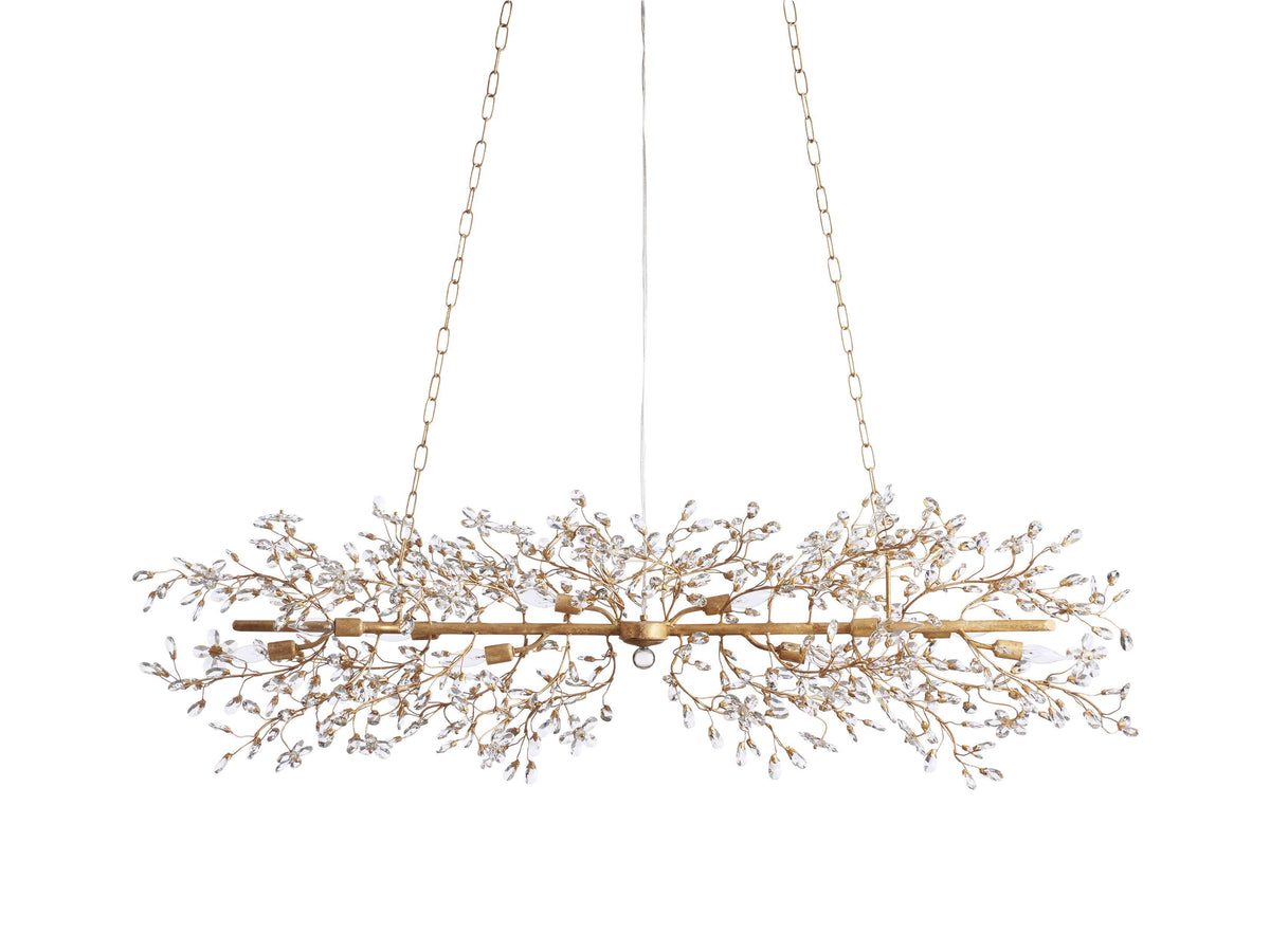 Fiore Garden Petal Twig Linear Chandelier