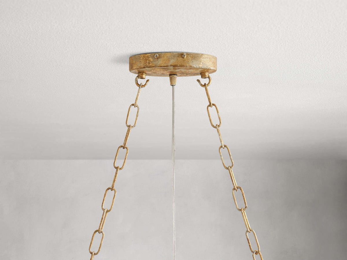 Fiore Garden Petal Twig Linear Chandelier