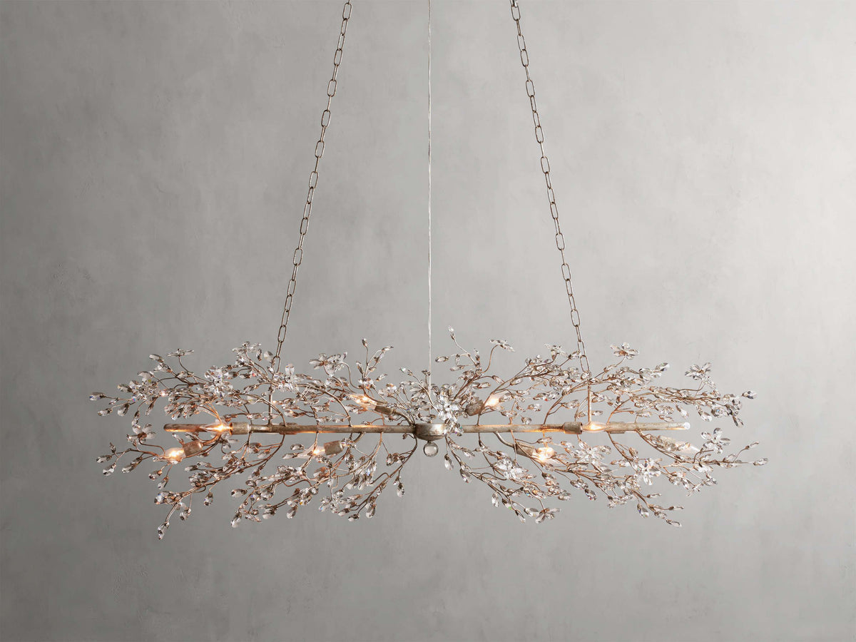 Fiore Garden Petal Twig Linear Chandelier