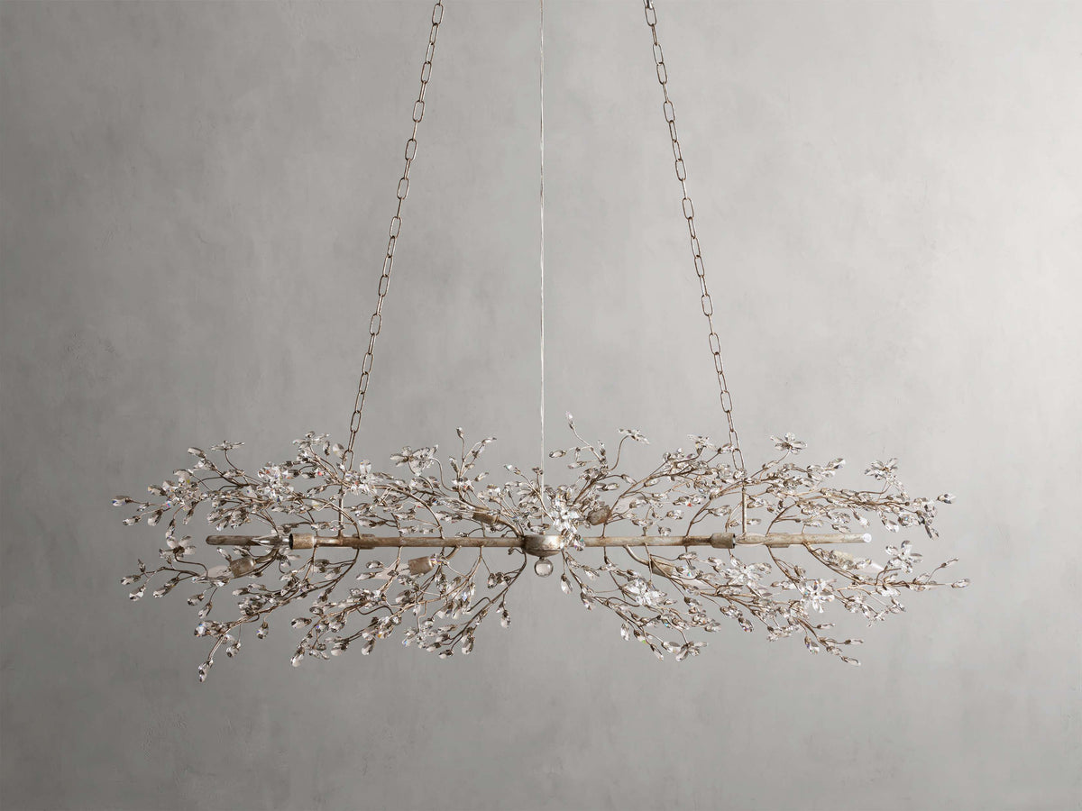 Fiore Garden Petal Twig Linear Chandelier