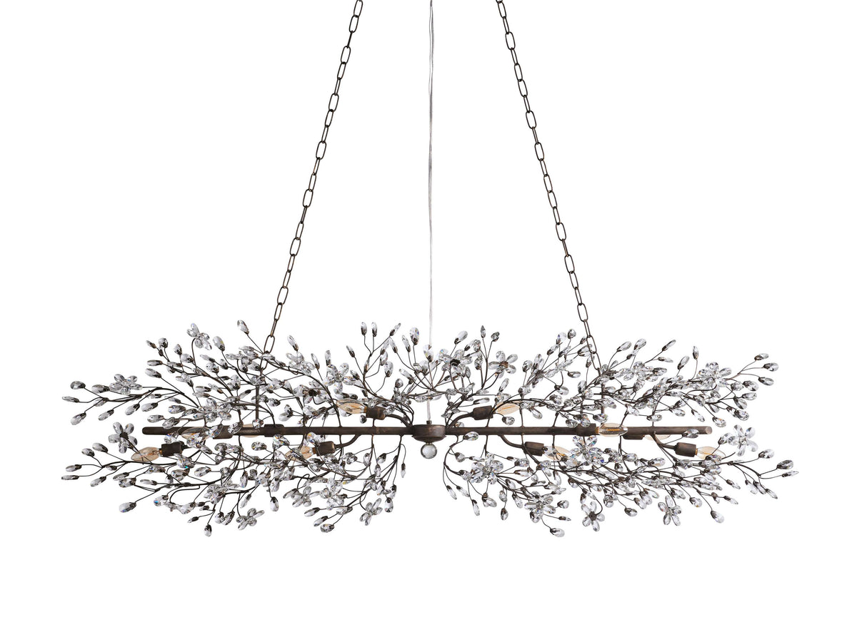 Fiore Garden Petal Twig Linear Chandelier