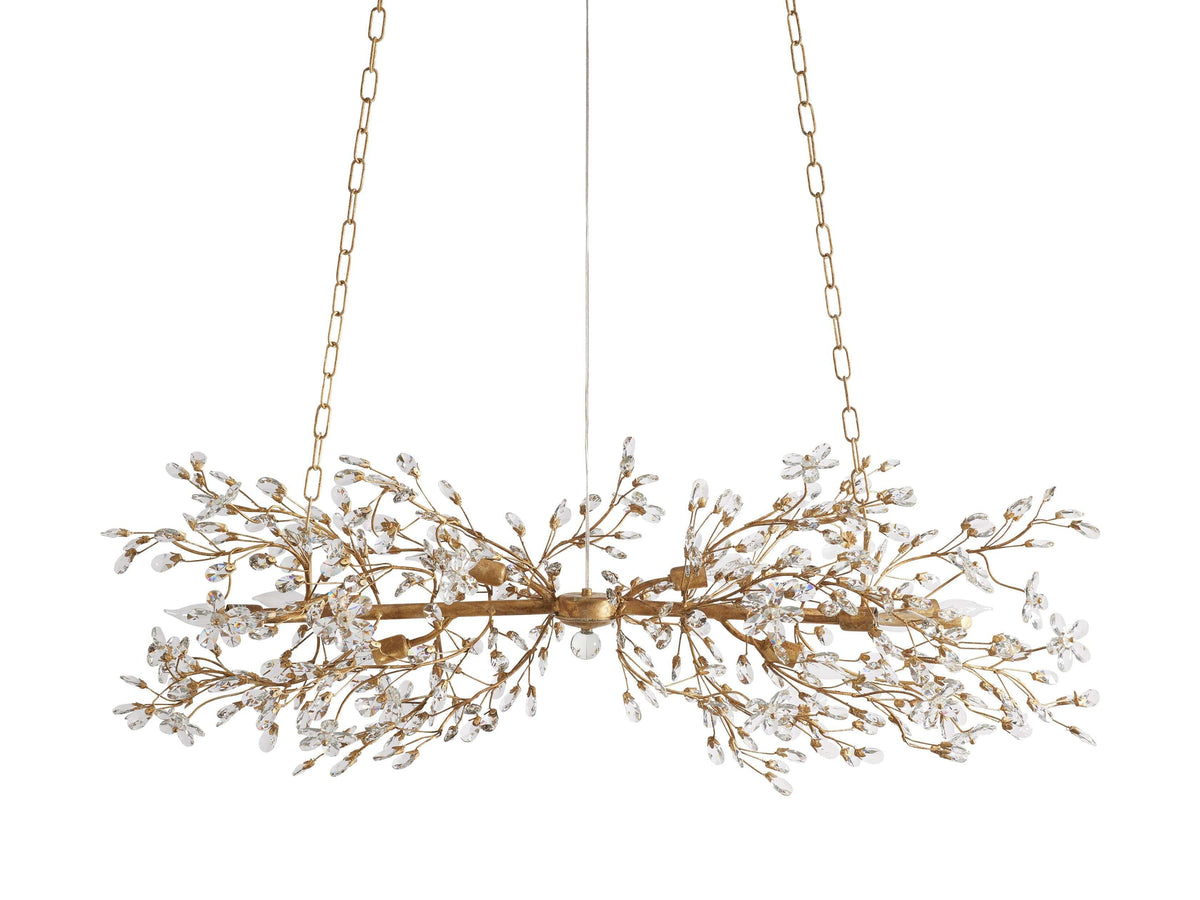 Fiore Garden Petal Twig Linear Chandelier