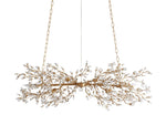 Fiore Garden Petal Twig Linear Chandelier