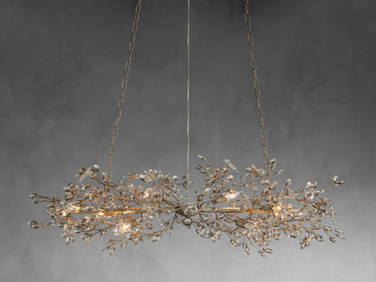 Fiore Garden Petal Twig Linear Chandelier