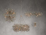 Fiore Garden Petal Twig Linear Chandelier