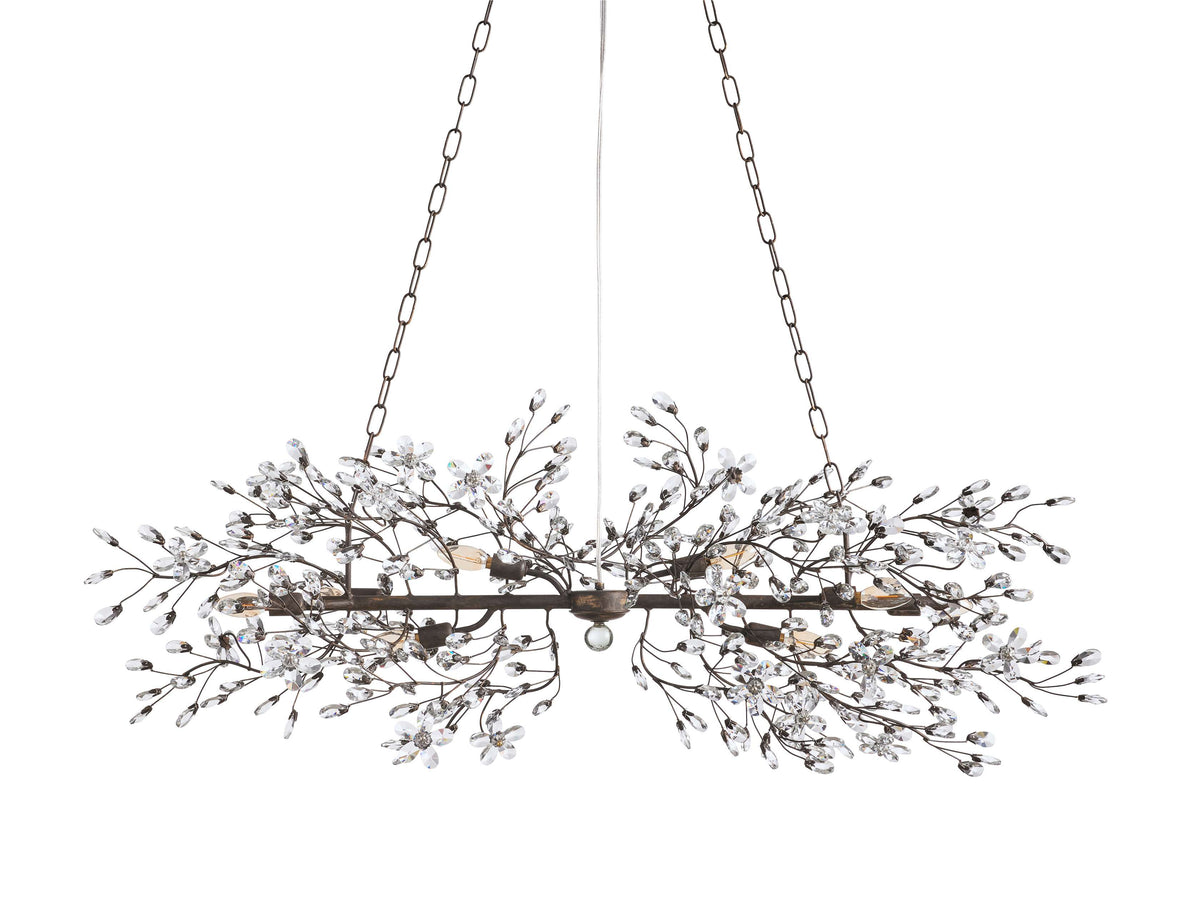 Fiore Garden Petal Twig Linear Chandelier
