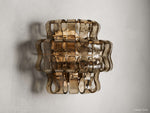Ghiaccio Hooked Glass Wall Sconces