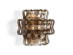 Ghiaccio Hooked Glass Wall Sconces