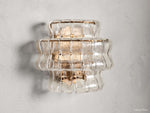 Ghiaccio Hooked Glass Wall Sconces