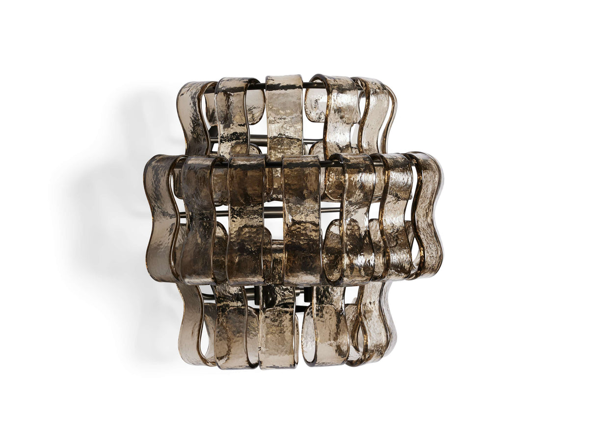 Ghiaccio Hooked Glass Wall Sconces