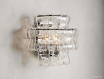 Ghiaccio Hooked Glass Wall Sconces