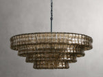 Ghiaccio Textured Round Chandelier