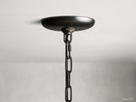 Ghiaccio Layered Glass Round Chandelier