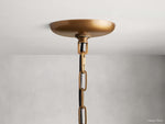 Ghiaccio Layered Glass Round Chandelier