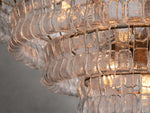 Ghiaccio Textured Round Chandelier