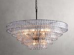 Ghiaccio Textured Round Chandelier