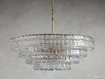Ghiaccio Hooked Glass Round Chandelier