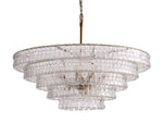 Ghiaccio Glass Round Chandelier
