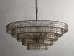 Ghiaccio Glass Round Chandelier