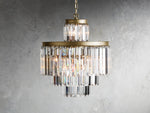 Leyland Clear Crystal Tiered Chandelier