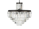 Leyland Clear Crystal Tiered Chandelier