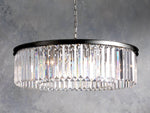 Leyland Clear Crystal Round Chandelier