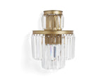 Leyland Clear Crystal Wall Sconce