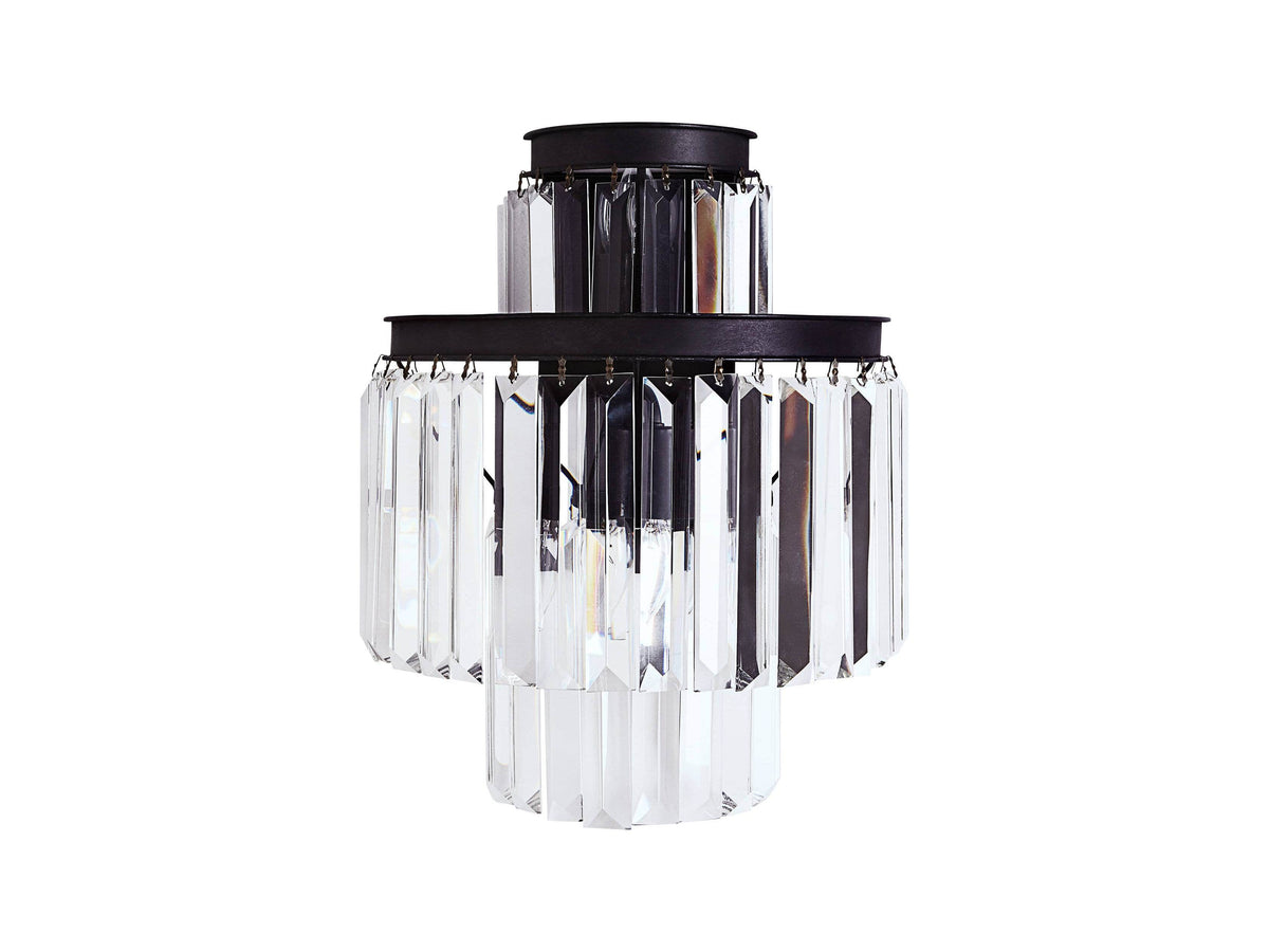 Leyland Clear Crystal Wall Sconce