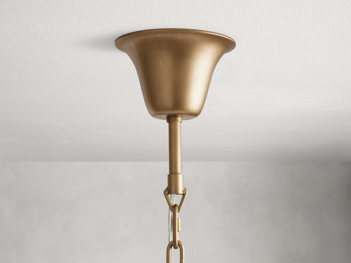 Leyland Clear Crystal Tiered Round Chandelier