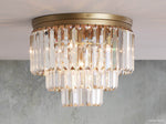 Leyland Clear Crystal Flush Mount
