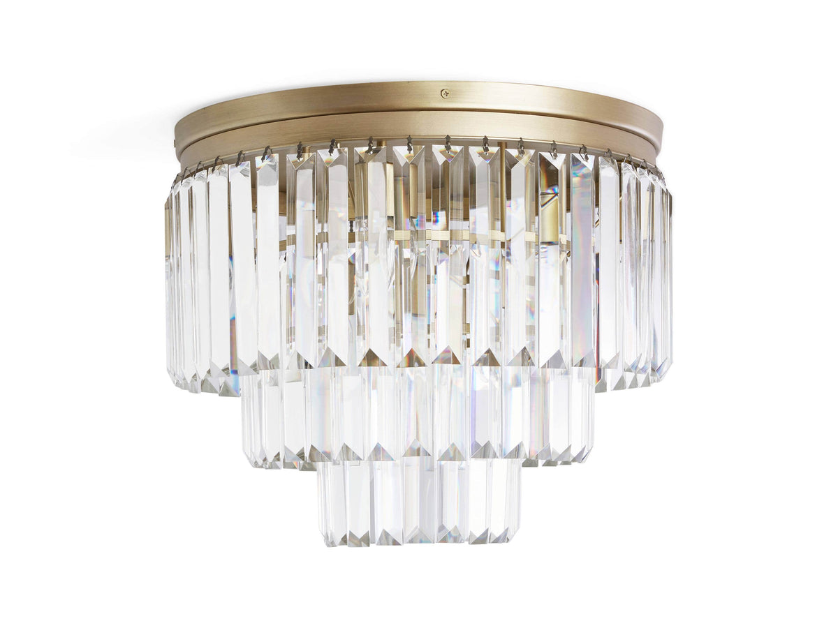 Leyland Clear Crystal Flush Mount