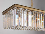 Leyland Clear Crystal Rectangular Chandelier
