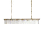 Leyland Clear Crystal Rectangular Chandelier