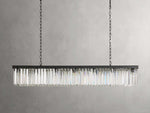 Leyland Clear Crystal Rectangular Chandelier