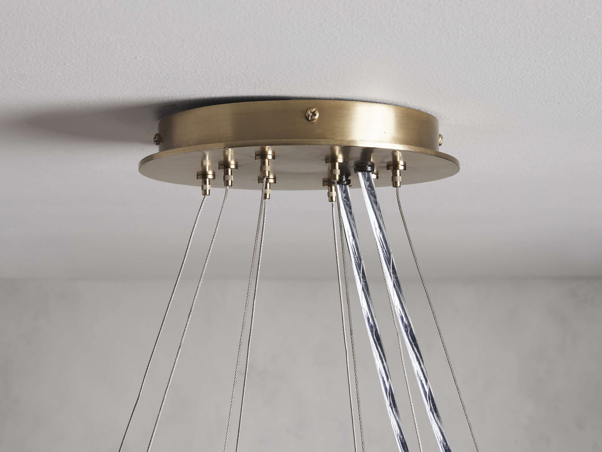 Jeunet Two-Tier Round Chandelier