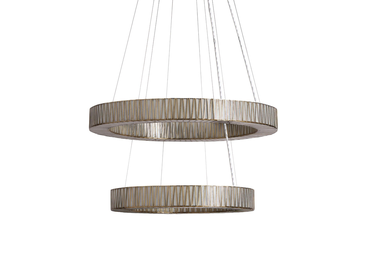 Jeunet Two-Tier Round Chandelier