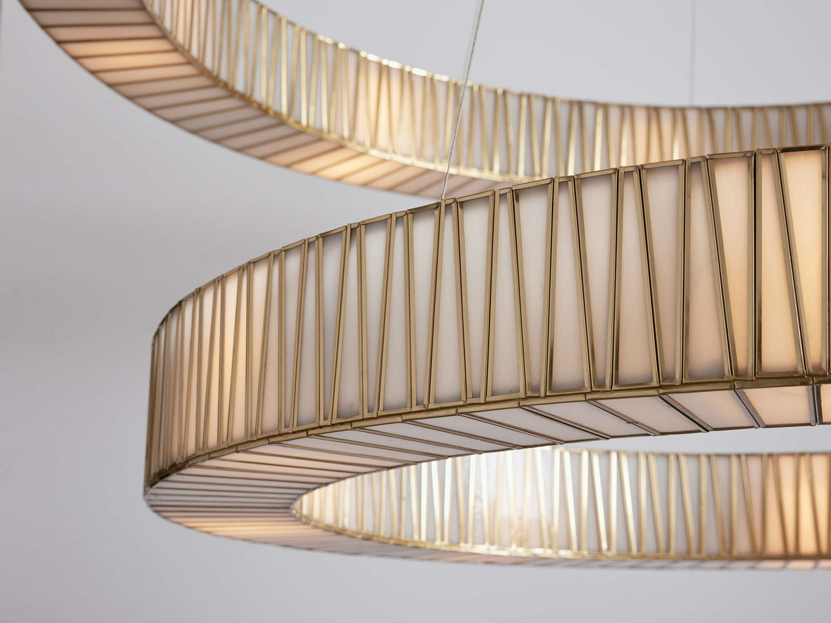 Jeunet Two-Tier Round Chandelier