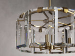 Amaya Thick Crystal Round Chandelier