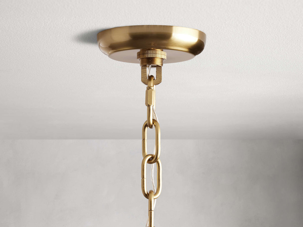Amaya Thick Crystal Round Chandelier